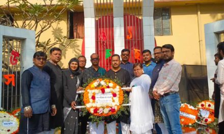 ৫২’র ভাষা শহীদদের প্রতি মিরপুর রিপোর্টার্স ক্লাবের শ্রদ্ধা নিবেদন