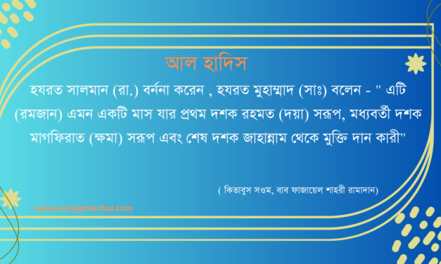 পবীত্র রমজান মাস সম্পর্কিত হাদিস